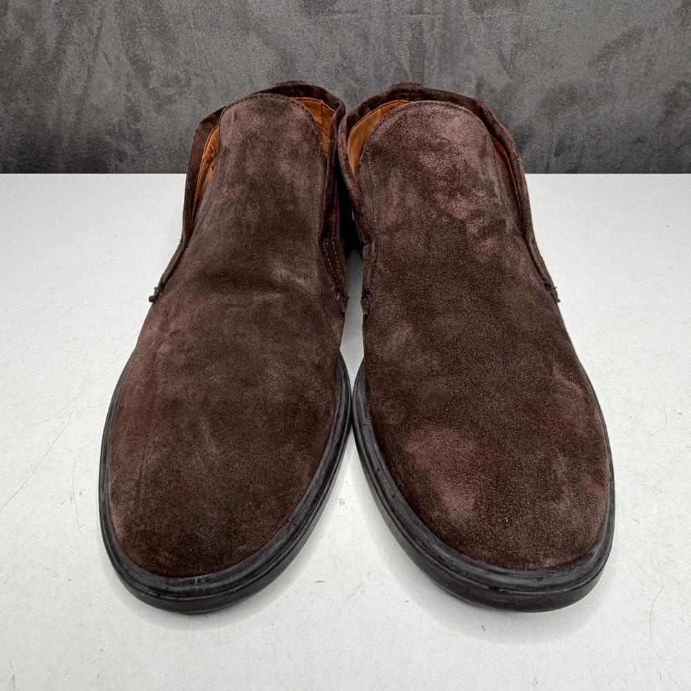 Peter Millar Collection Chukka Slip On Mens 10M Brown Suede Leather Brazil